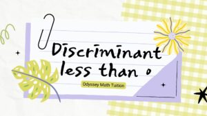 Discriminant less than 0