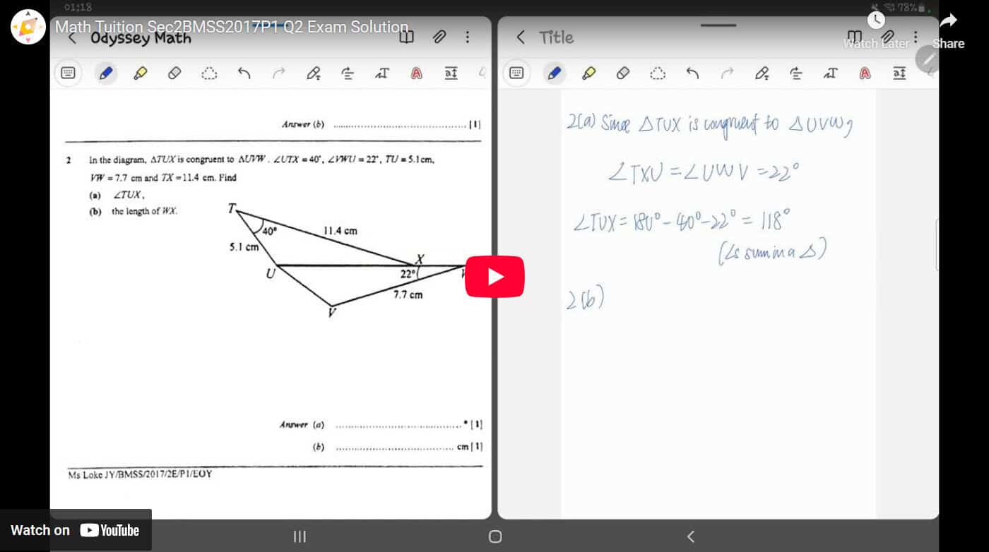 Odyssey Math TV V2 - Singapore O and A Level Math Video Collection