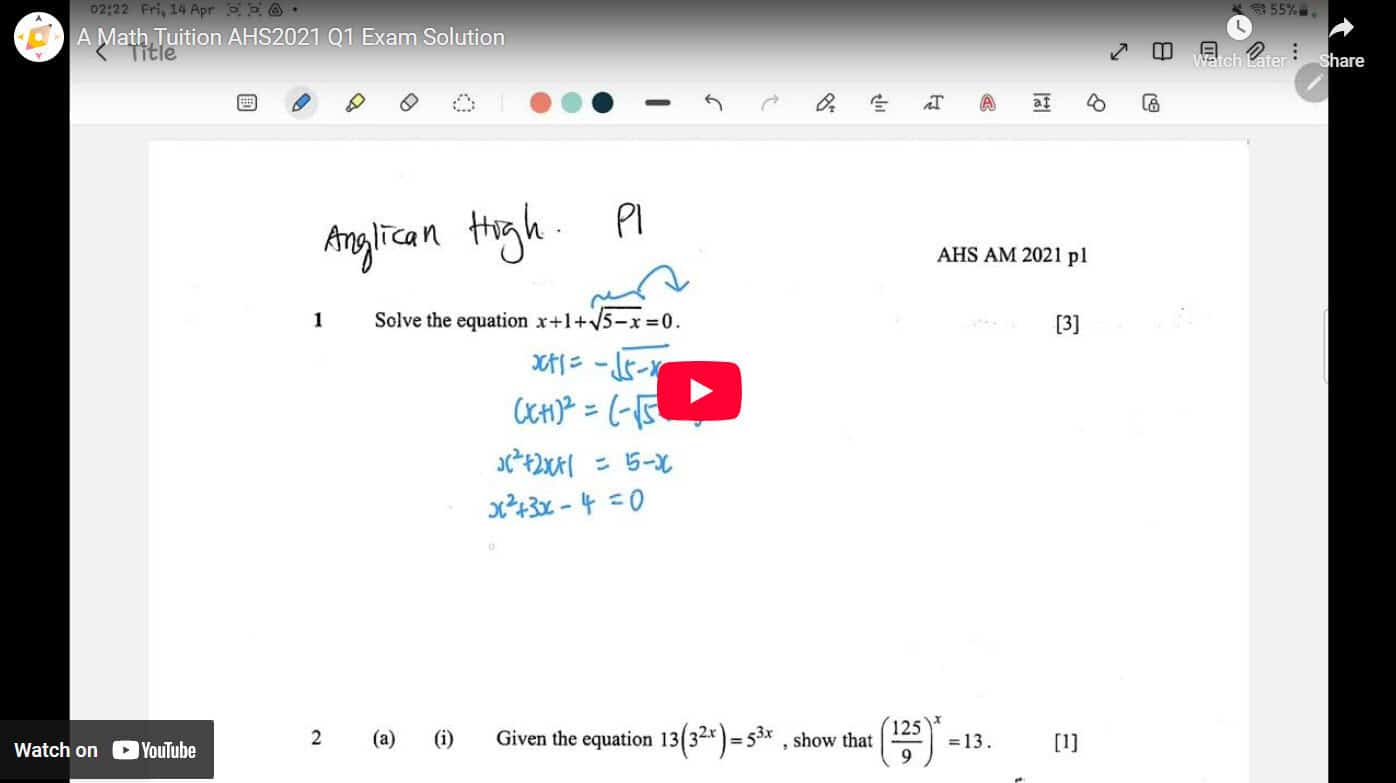 Odyssey Math TV V2 - Singapore O and A Level Math Video Collection