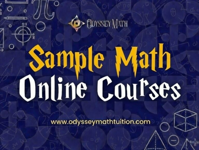 Mathe Course Our Online Math Courses | Odyssey Math Tuition